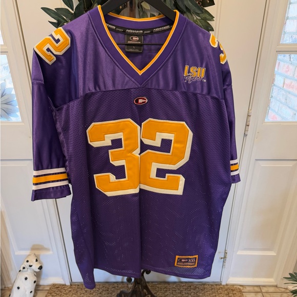 Vintage Colosseum LSU Tigers #32 Embroidered Collegiate Football Jersey L - Picture 1 of 16